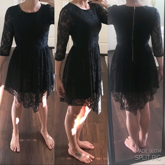 Altar'd State Dresses & Skirts - NWOT black lace Altar’d State dress